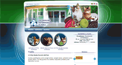 Desktop Screenshot of kaciuklinika.veterinarijosklinika.eu